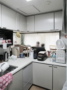 作るのも片付けも♪家族みんなのキッチンスペース　港区K様邸